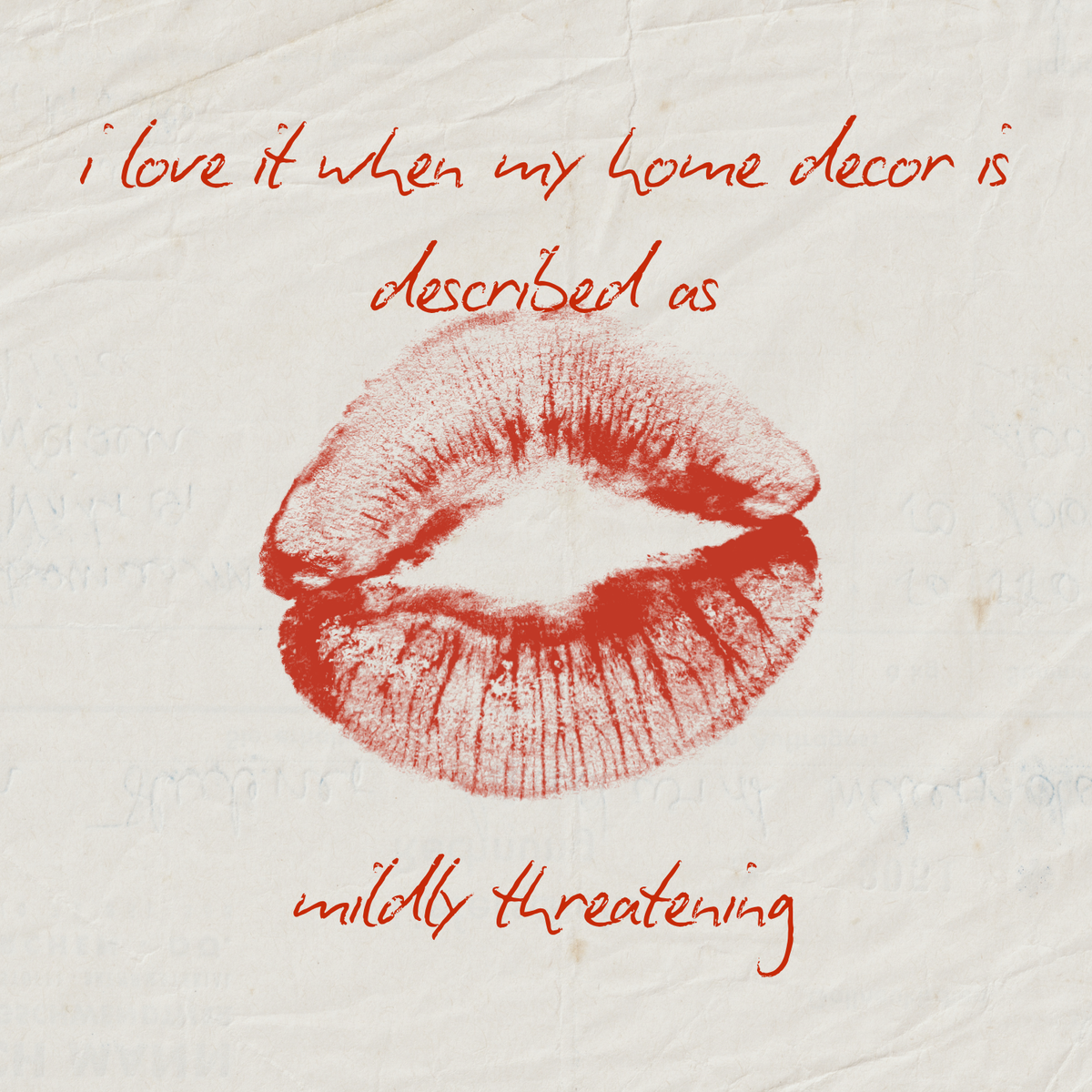 The feminine urge to collect tiny, dangerous objects!